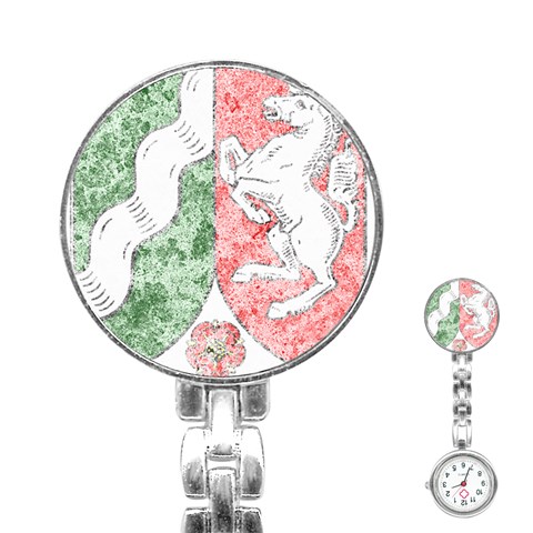Coat Of Arms Of North Rhine Westfalia Stainless Steel Nurses Watch from ArtsNow.com Front