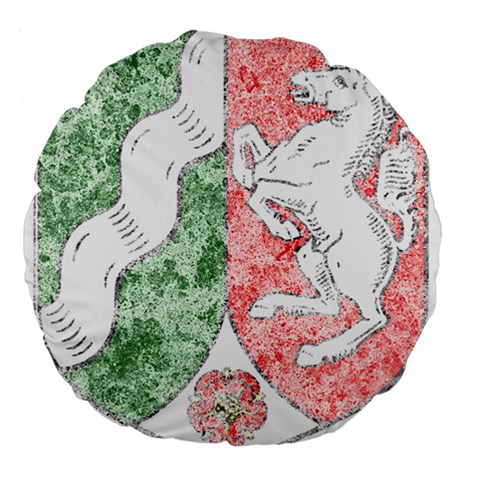 Coat Of Arms Of North Rhine Westfalia Large 18  Premium Flano Round Cushion  from ArtsNow.com Front