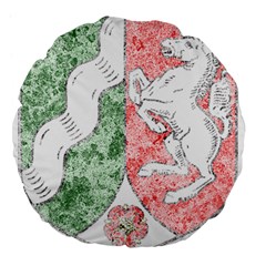 Coat Of Arms Of North Rhine Westfalia Large 18  Premium Flano Round Cushion  from ArtsNow.com Back