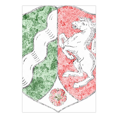 Coat Of Arms Of North Rhine Westfalia Large Tapestry from ArtsNow.com Front