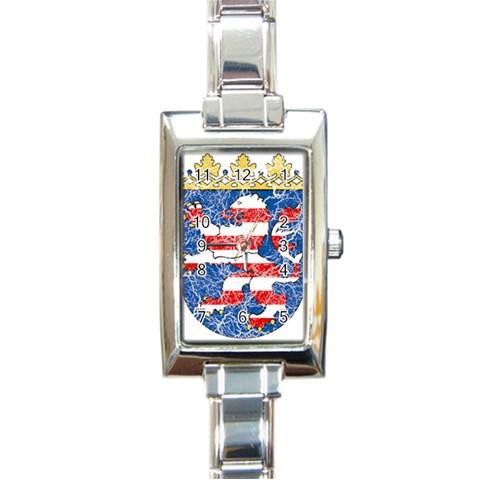 Coat Of Arms Of Hesse Rectangle Italian Charm Watch from ArtsNow.com Front