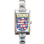 Coat Of Arms Of Hesse Rectangle Italian Charm Watch