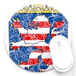 Coat Of Arms Of Hesse Round Mousepad