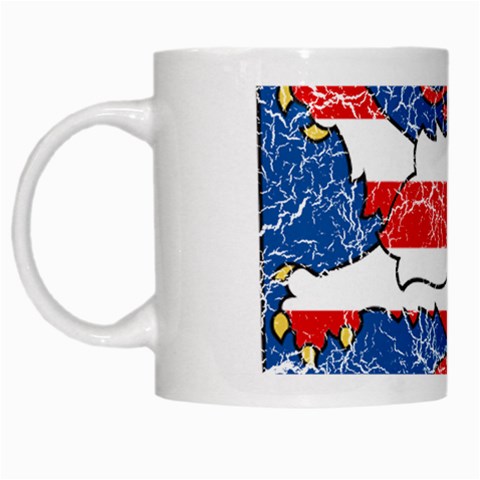 Coat Of Arms Of Hesse White Mug from ArtsNow.com Left