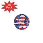Coat Of Arms Of Hesse 1  Mini Button (10 pack) 