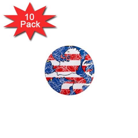Coat Of Arms Of Hesse 1  Mini Magnet (10 pack)  from ArtsNow.com Front