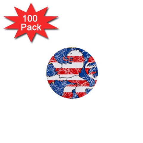 Coat Of Arms Of Hesse 1  Mini Button (100 pack)  from ArtsNow.com Front