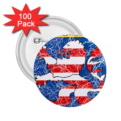 Coat Of Arms Of Hesse 2.25  Button (100 pack) from ArtsNow.com Front