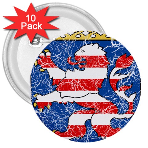 Coat Of Arms Of Hesse 3  Button (10 pack) from ArtsNow.com Front