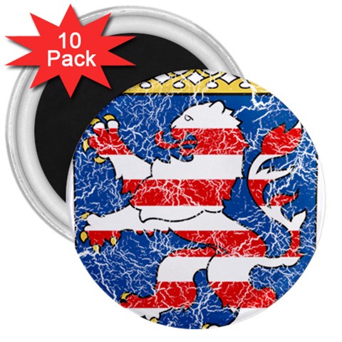 Coat Of Arms Of Hesse 3  Magnet (10 pack) from ArtsNow.com Front