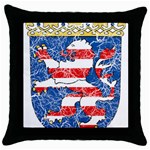 Coat Of Arms Of Hesse Throw Pillow Case (Black)
