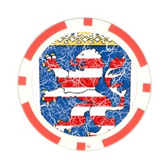 Coat Of Arms Of Hesse Poker Chip Card Guard from ArtsNow.com Back