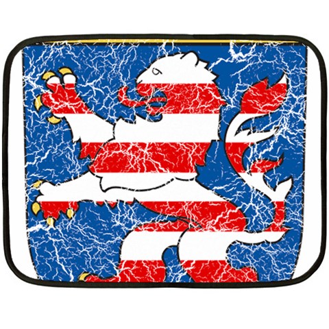 Coat Of Arms Of Hesse Double Sided Fleece Blanket (Mini) from ArtsNow.com 35 x27  Blanket Front