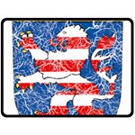 Coat Of Arms Of Hesse Fleece Blanket (Large)