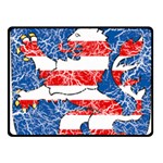 Coat Of Arms Of Hesse Fleece Blanket (Small)