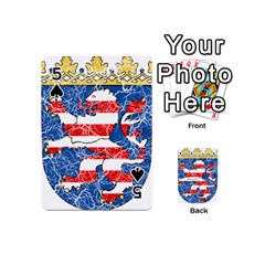 Coat Of Arms Of Hesse Playing Cards 54 Designs (Mini) from ArtsNow.com Front - Spade5