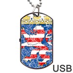 Coat Of Arms Of Hesse Dog Tag USB Flash (One Side)