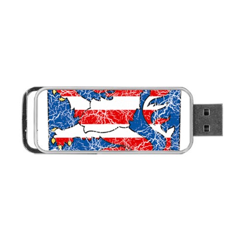 Coat Of Arms Of Hesse Portable USB Flash (Two Sides) from ArtsNow.com Front