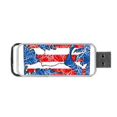 Coat Of Arms Of Hesse Portable USB Flash (Two Sides) from ArtsNow.com Back
