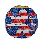 Coat Of Arms Of Hesse Standard 15  Premium Round Cushion 