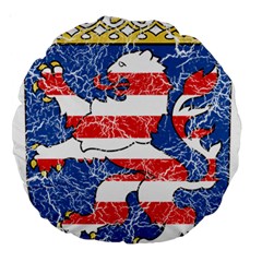 Coat Of Arms Of Hesse Large 18  Premium Round Cushion  from ArtsNow.com Back