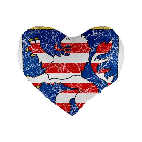 Coat Of Arms Of Hesse Standard 16  Premium Heart Shape Cushion  from ArtsNow.com Front
