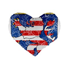 Coat Of Arms Of Hesse Standard 16  Premium Heart Shape Cushion  from ArtsNow.com Front