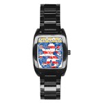 Coat Of Arms Of Hesse Stainless Steel Barrel Watch