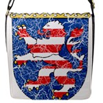 Coat Of Arms Of Hesse Flap Closure Messenger Bag (S)