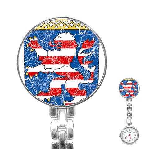 Coat Of Arms Of Hesse Stainless Steel Nurses Watch from ArtsNow.com Front