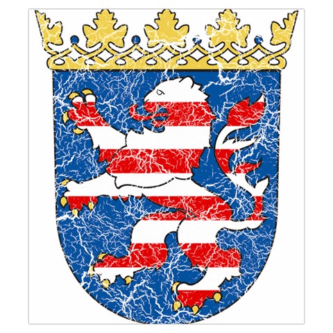 Coat Of Arms Of Hesse Drawstring Pouch (Small) from ArtsNow.com Front
