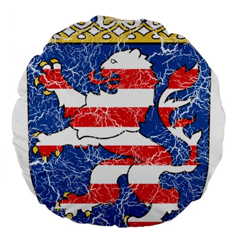 Coat Of Arms Of Hesse Large 18  Premium Flano Round Cushion  from ArtsNow.com Back