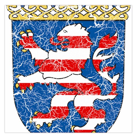Coat Of Arms Of Hesse Large Satin Scarf (Square) from ArtsNow.com Front