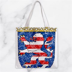 Coat Of Arms Of Hesse Zipper Grocery Tote Bag from ArtsNow.com Back