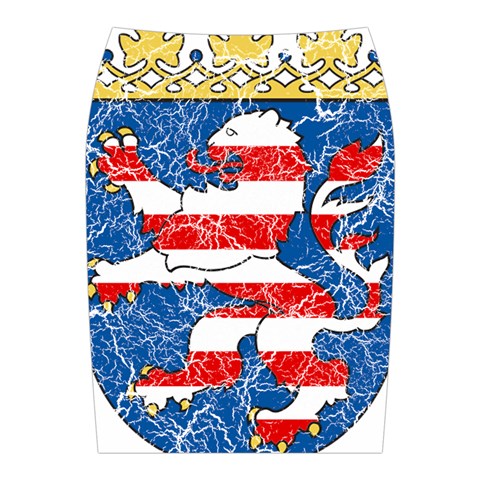 Coat Of Arms Of Hesse Midi Wrap Pencil Skirt from ArtsNow.com Back