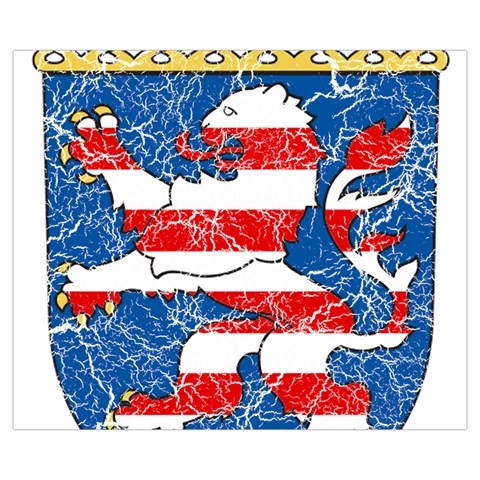 Coat Of Arms Of Hesse Zipper Medium Tote Bag from ArtsNow.com Front