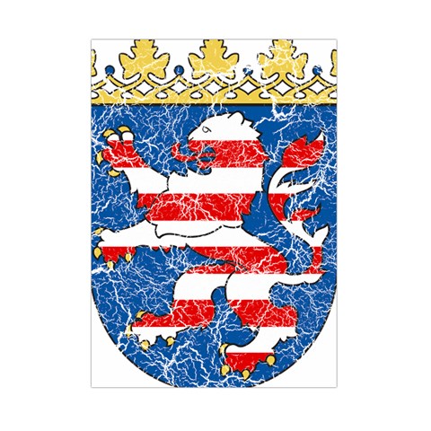 Coat Of Arms Of Hesse Small Tapestry from ArtsNow.com Front