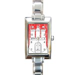 Coat Of Arms Of Hamburg Rectangle Italian Charm Watch