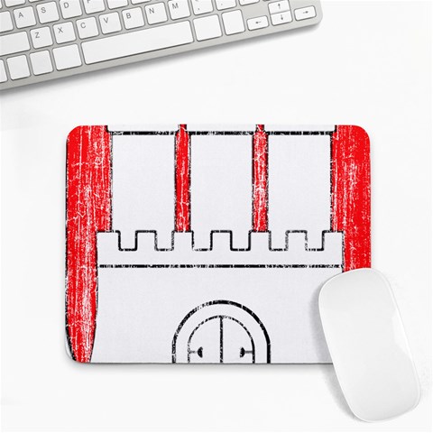 Coat Of Arms Of Hamburg Small Mousepad from ArtsNow.com Front