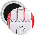 Coat Of Arms Of Hamburg 3  Magnet