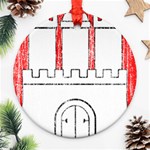 Coat Of Arms Of Hamburg Ornament (Round)