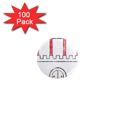 Coat Of Arms Of Hamburg 1  Mini Magnet (100 pack)  from ArtsNow.com Front