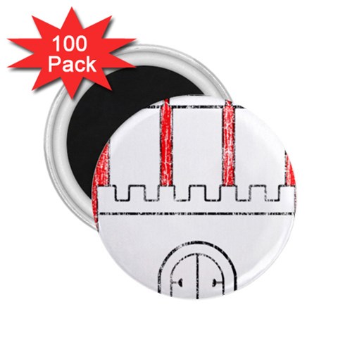 Coat Of Arms Of Hamburg 2.25  Magnet (100 pack)  from ArtsNow.com Front