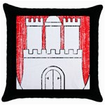 Coat Of Arms Of Hamburg Throw Pillow Case (Black)
