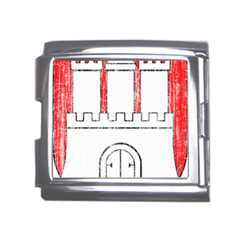 Coat Of Arms Of Hamburg Mega Link Italian Charm (18mm) from ArtsNow.com Front