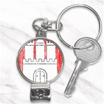 Coat Of Arms Of Hamburg Nail Clippers Key Chain