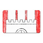 Coat Of Arms Of Hamburg Magnet (Rectangular)