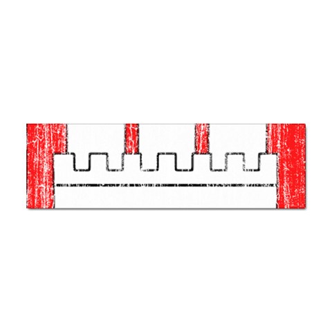 Coat Of Arms Of Hamburg Sticker Bumper (100 pack) from ArtsNow.com Front