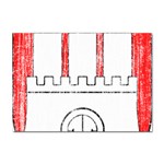 Coat Of Arms Of Hamburg Sticker A4 (10 pack)