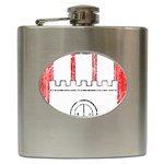 Coat Of Arms Of Hamburg Hip Flask (6 oz)